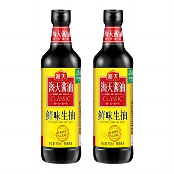 海天鲜味生抽  500ML/瓶