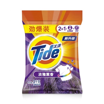 汰渍二合一劲爆装淡雅熏香洗衣粉  3kg/袋