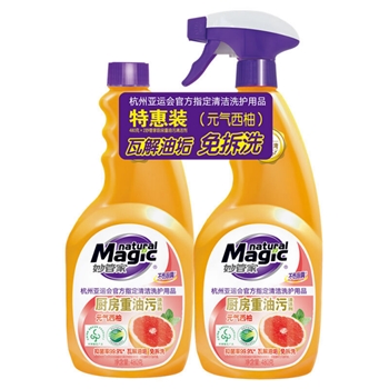 妙管家厨房重油污元气西柚味*2瓶  480G/瓶