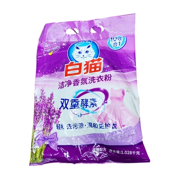 白猫洁净香氛洗衣粉 1028g/袋