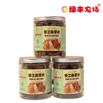 【绿丰】手工酸枣卷 400克/罐