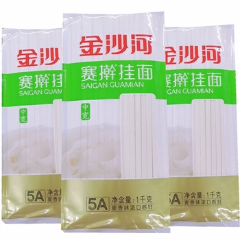 金沙河赛擀挂面中宽 1kg/包