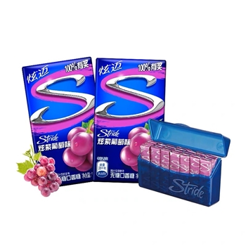 炫迈无糖口香糖葡萄味  50.4G/盒